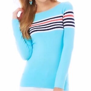Lilly Pulitzer aqua sweater S/M